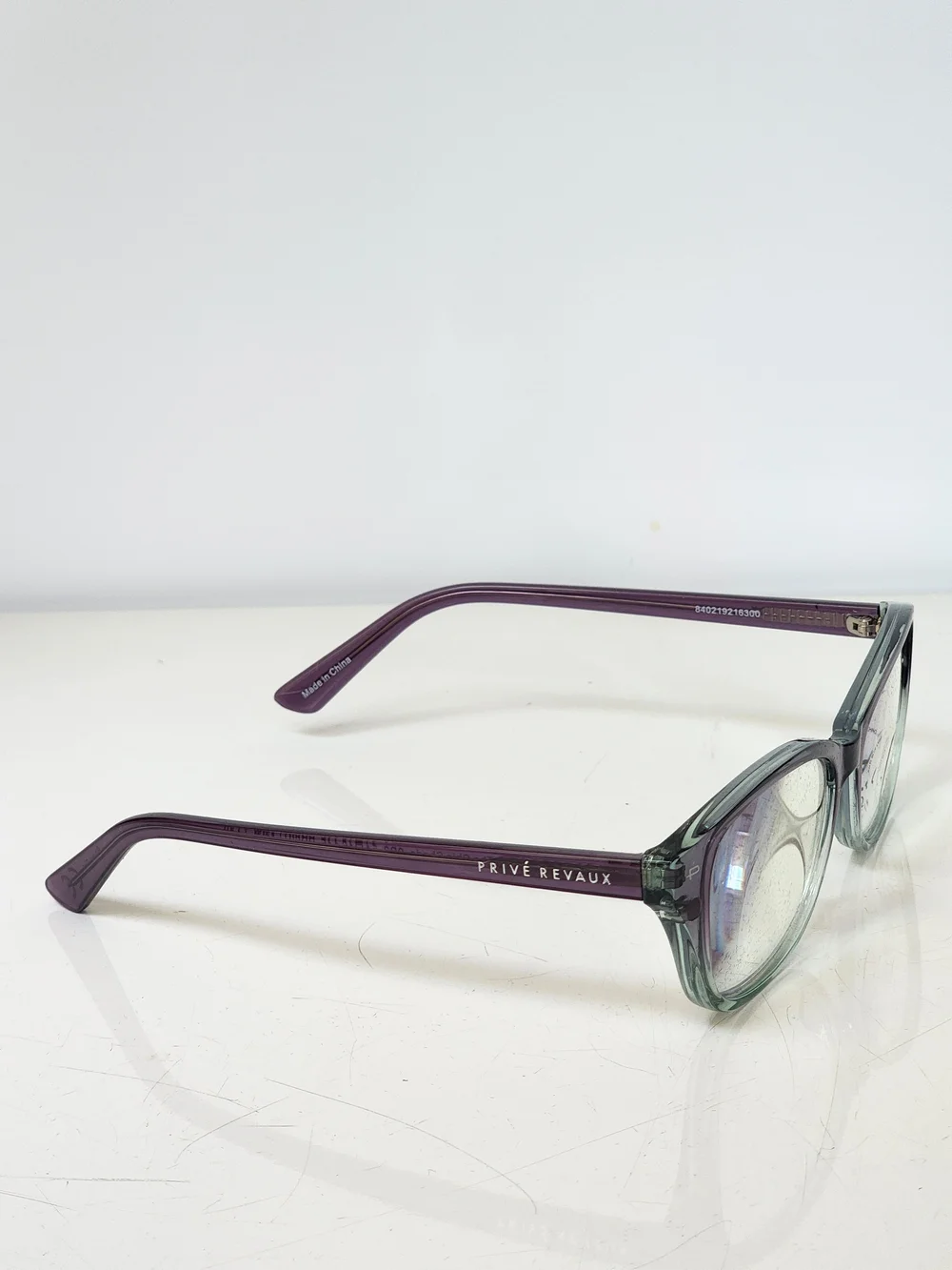 PRIVE REVAUX Women's Prescription Glasses With Gradient Cat-Eye Sunglasses